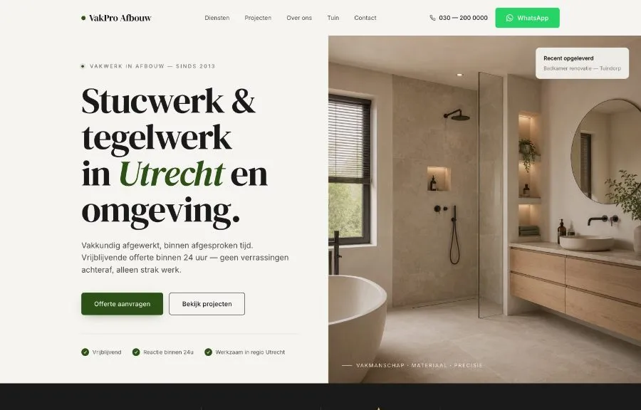 VakPro Afbouw screenshot