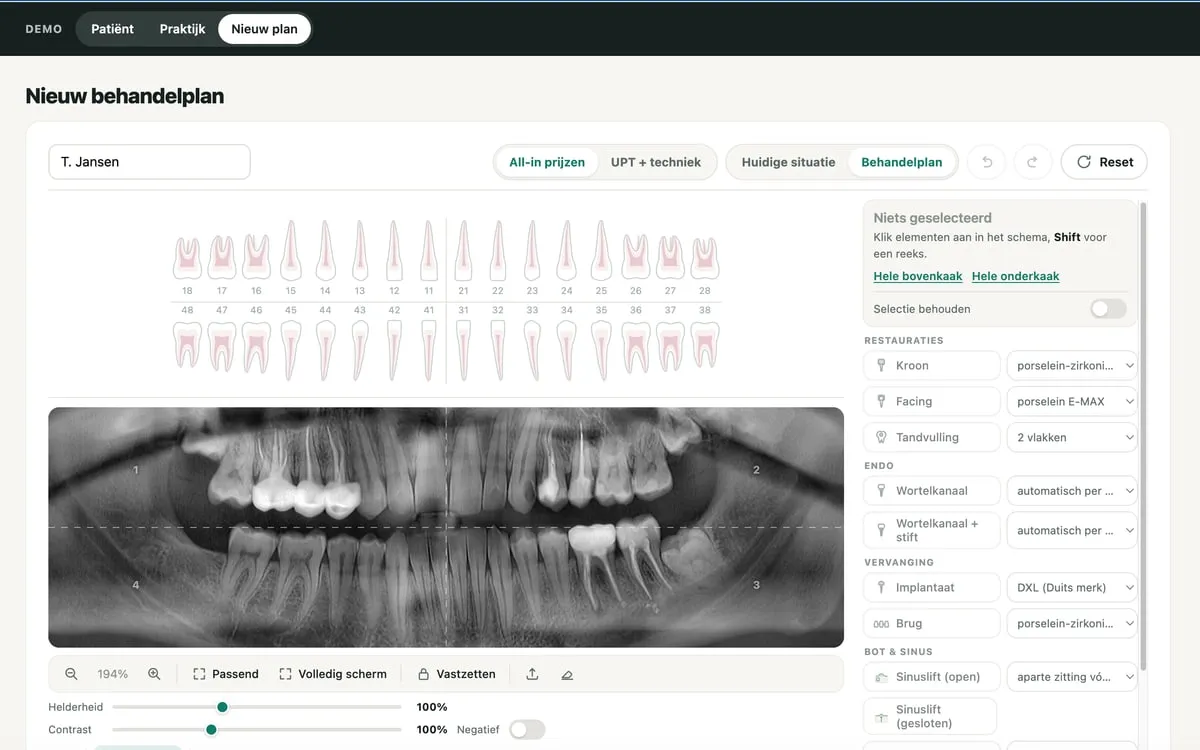 Treatment plans in minutes — Treatment plans