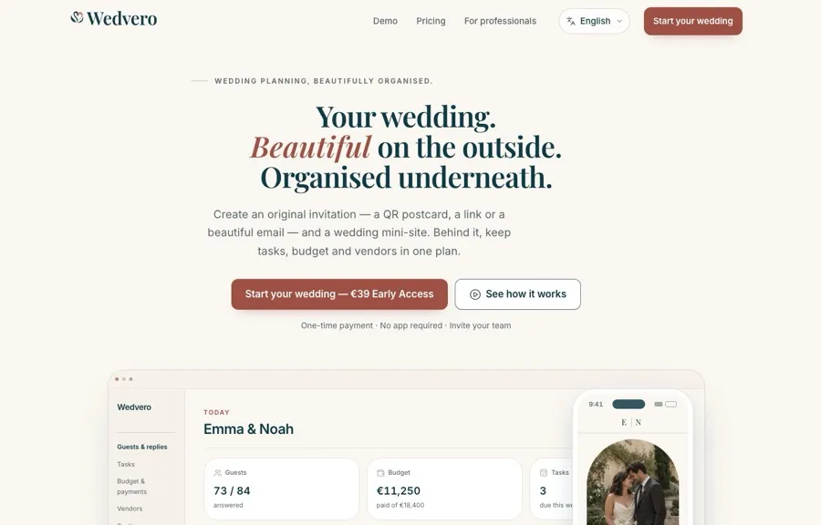 WedVero screenshot